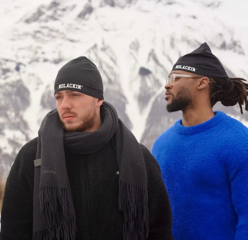 NO LACKIN' BEANIE (BLACK)