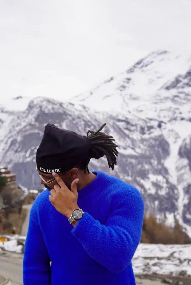 NO LACKIN' BEANIE (BLACK)