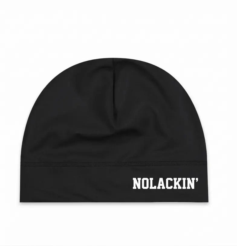 NO LACKIN' BEANIE (BLACK)